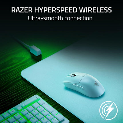 Razer Viper V3 Pro Wireless Esports Gaming Mouse: Symmetrical - 54g Lightweight - 8K Polling - 35K DPI Optical Sensor - Gen3 Optical Switches - 8 Programmable Buttons - 95 Hr Battery - White