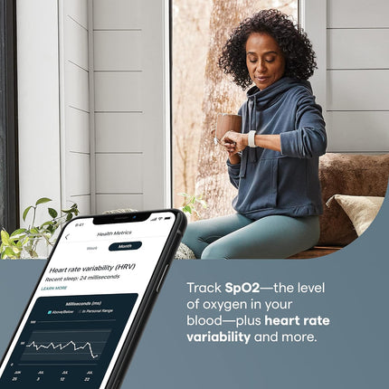 Fitbit Charge 5 Advanced Health & Fitness Tracker with Built-in GPS, Stress Management, Sleep Tools, 24/7 Heart Rate, SpO2 & More, One Size (S & L Bands Included)