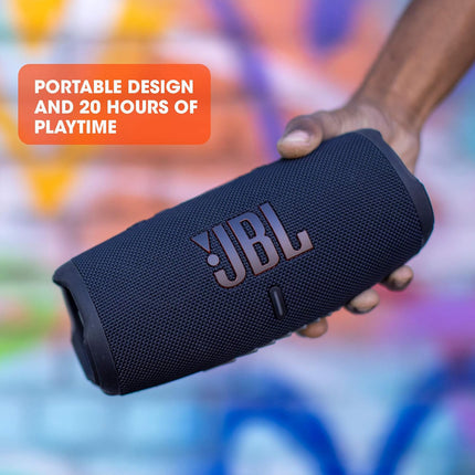JBL Charge 5, Wireless Portable Bluetooth Speaker Pro Sound, 20 Hrs Playtime, Powerful Bass Radiators, Built-in 7500mAh Powerbank, PartyBoost, IP67 Water & Dustproof