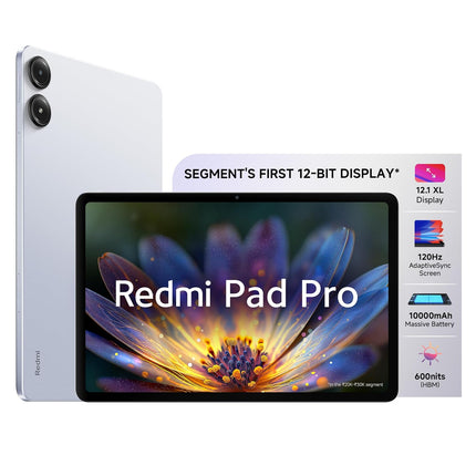 Redmi Pad Pro | Snapdragon 7s Gen 2 | 12.1" Tablet | 33+ Days Standby | 10000mAh | HyperOS | Wi-Fi Only