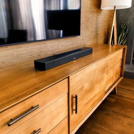 Bose Smart Soundbar 600 with Dolby Atmos, Bluetooth Wireless Sound Bar for TV with Build-in Microphone and Alexa Voice Control, Black