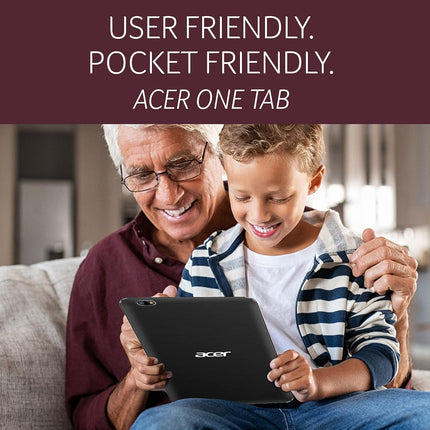 Acer one T4-82L (20.32 cm) 8 Inch Bluetooth Tablet with 3GB RAM and 32 GB EMMC, 4G LTE, Black