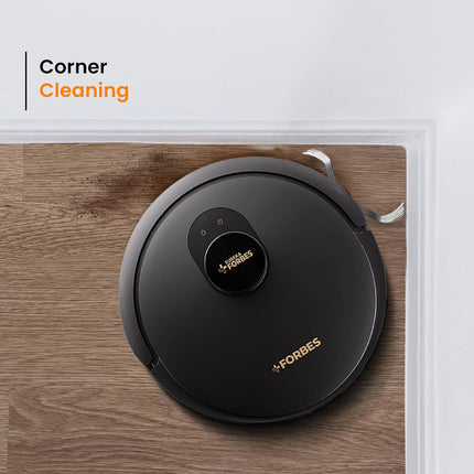 Eureka Forbes SmartClean Auto Bin Turbo, 7000Pa HyperSuction Robotic Vacuum Cleaner (40 Days Hands-Free Cleaning) | LiDAR 3.0 & Quick Home Mapping | Wet Mopping | 3-Hour Run Time | Smart App Control