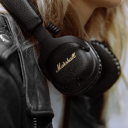 Marshall Mid ANC Wireless Bluetooth On Ear Headphone with Mic (Black)