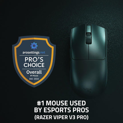 Razer Viper V3 Pro Wireless Esports Gaming Mouse: Symmetrical - 54g Lightweight - 8K Polling - 35K DPI Optical Sensor - Gen3 Optical Switches - 8 Programmable Buttons - 95 Hr Battery - White