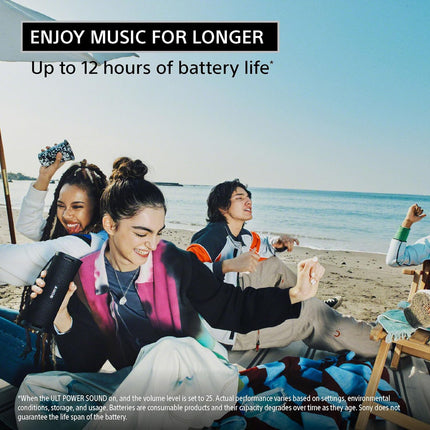 SONY New ULT Field 1 Wireless Portable Bluetooth Speaker with ULT Button for Massive Bass, Hands-Free Calling,12hrs Battery Life, Waterproof, Dustproof