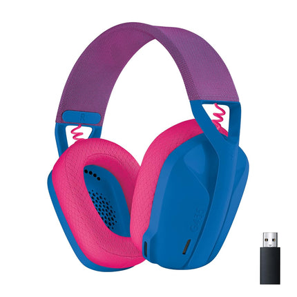 Logitech G435 Light Speed and Lightweight Gaming Bluetooth Wireless Over Ear Headphones with Mic, 18H Battery, Compatible for Dolby Atmos, Pc, Ps4, Ps5, Mobile