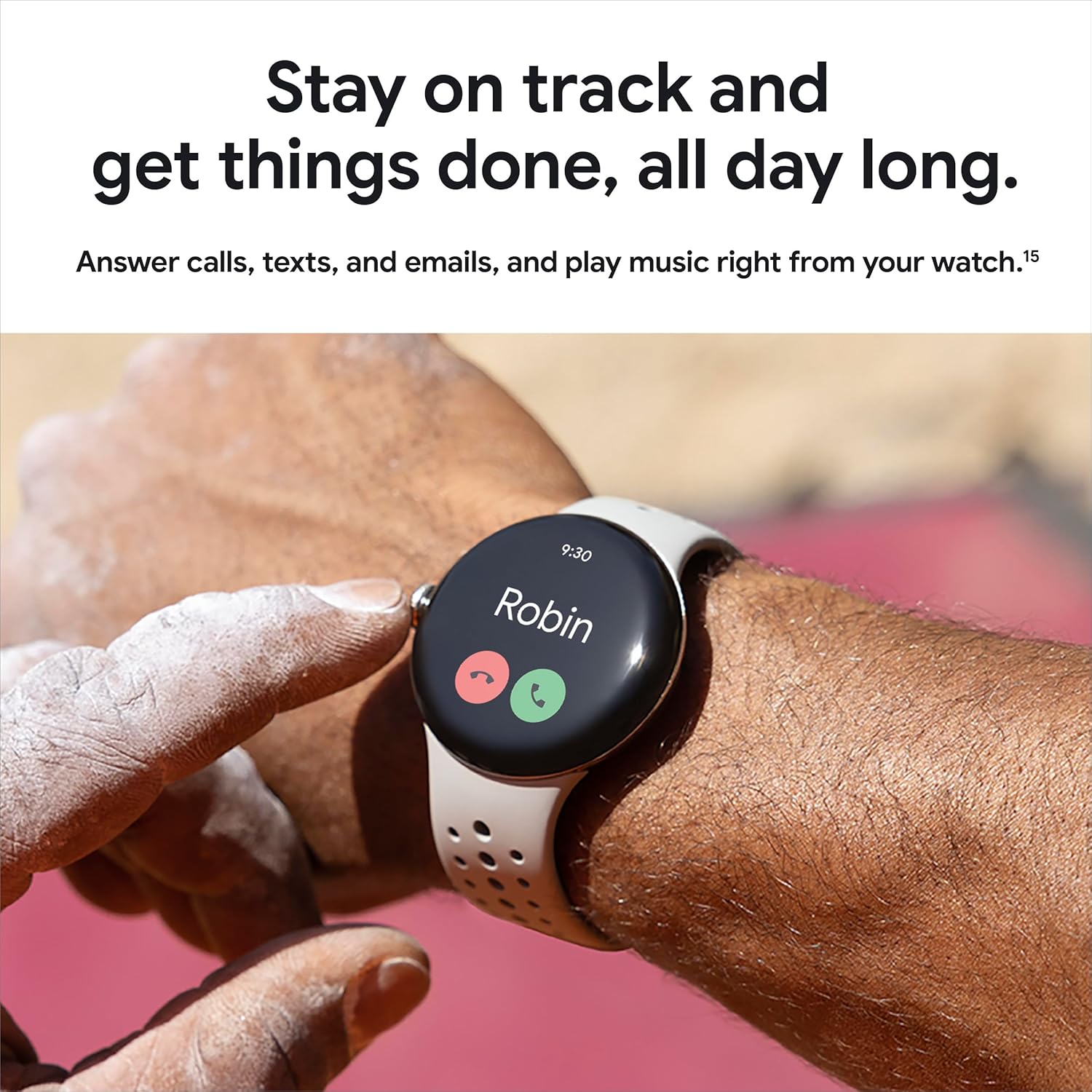 Google Pixel Watch with the Best of Fitbit and Google Heart Rate Tracking, Stress Management, Safety Features Android Smartwatch