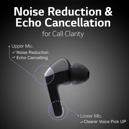 LG Tone Free HBS FN4 Bluetooth Truly Wireless in Ear Earbuds with Mic