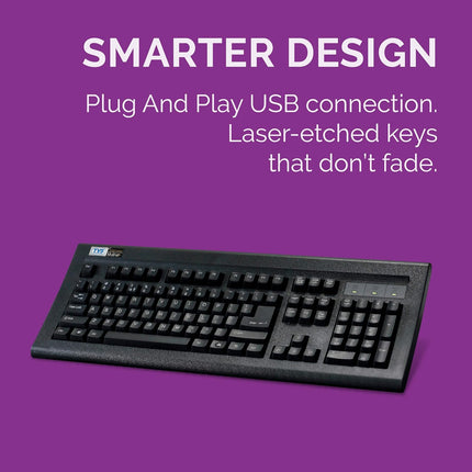 TVS ELECTRONICS Gold Prime Mechanical Wired Keyboard | Dustproof Key switches | Guaranteed 50 Million keystrokes | 1.5 Meter USB Cable, USB Gold Keyboard (Black) (BRAND NEW/SEALED)