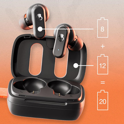 Skullcandy Dime 3 in-Ear Wireless Earbuds, 20 Hr Battery, Microphone, Works with iPhone Android and Bluetooth Devices