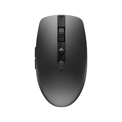 HP 710 Rechargeable Silent Mouse/6 programmable buttons/90-day Rechargeable Battery Life Track-On Glass Sensor(Graphite) - Unboxify