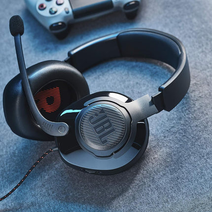 JBL Quantum 200 Wired Over-Ear Gaming Headphones- Black
