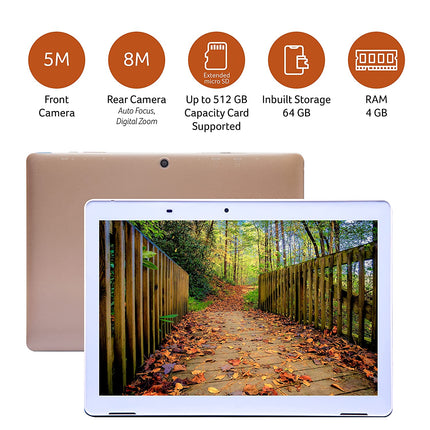 Acer One 10 Tab 4 GB RAM 64GB ROM 10.1 Inch (25.6 cm) with Wi-Fi+4G Full HD Android Tablet