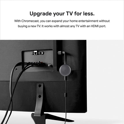Google Chromecast 3 Media Streaming Device (Black)