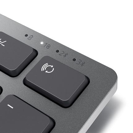 Dell KM7321W Multi-Device Wireless (RF/Bluetooth) Keyboard and Mouse Combo with Programmable Keys and Mouse Buttons, up to 36 Month Battery Life, 3Y Advance Exchange Warranty - Titan Grey