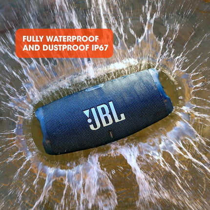 JBL Charge 5, Wireless Portable Bluetooth Speaker Pro Sound, 20 Hrs Playtime, Powerful Bass Radiators, Built-in 7500mAh Powerbank, PartyBoost, IP67 Water & Dustproof
