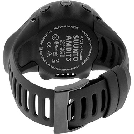 Suunto Ambit3 Sport GPS Heart Rate Monitor Black, One Size - Mens