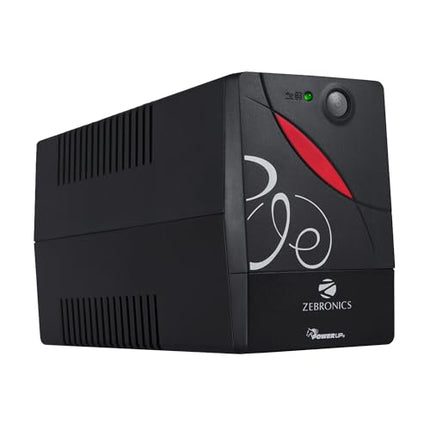 ZEBRONICS Zeb-U725 600VA UPS for Desktop/PC/Computers (not for Routers) with Automatic Voltage Regulation, Black - Unboxify