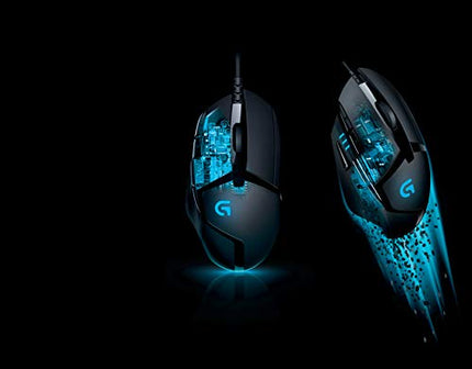 Logitech G402 Hyperion Fury USB Wired Gaming Mouse, 4,000 DPI, Lightweight, 8 Programmable Buttons, Compatible for PC/Mac - Black - Unboxify