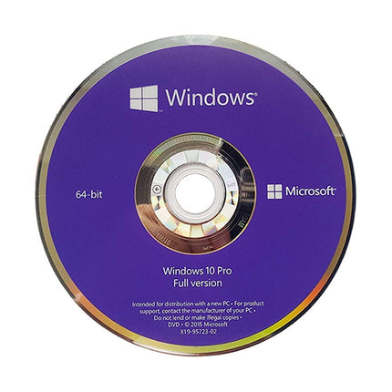 Microsoft Windows 10 Professional 64Bit OEM (OEI) DVD PACK English Intl for 1 PC/ User