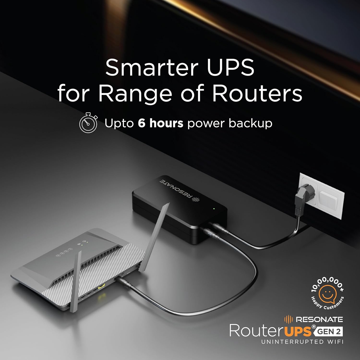 Ups Internet Router Resonate RouterUPS® Gen2 | Original Router UPS for 12V WiFi Router & M ...