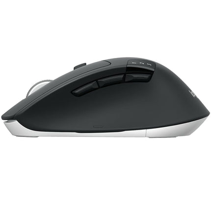 Logitech M720 Triathlon Multi-Device Wireless Mouse, Bluetooth, USB Unifying Receiver, 1000 DPI, 6 Programmable Buttons, 2-Year Battery, Compatible with Laptop, PC, Mac, iPadOS - Graphite Black