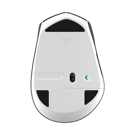 Logitech M720 Triathlon Multi-Device Wireless Mouse, Bluetooth, USB Unifying Receiver, 1000 DPI, 6 Programmable Buttons, 2-Year Battery, Compatible with Laptop, PC, Mac, iPadOS - Graphite Black