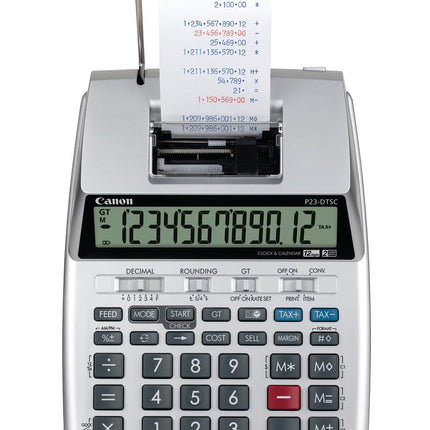 Canon P23-DTSC II Printing Calculator, 2-Color Printing