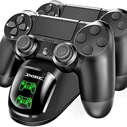 Dobe New World Ps4 Controller Charging Dock With Cable (Black), USB
