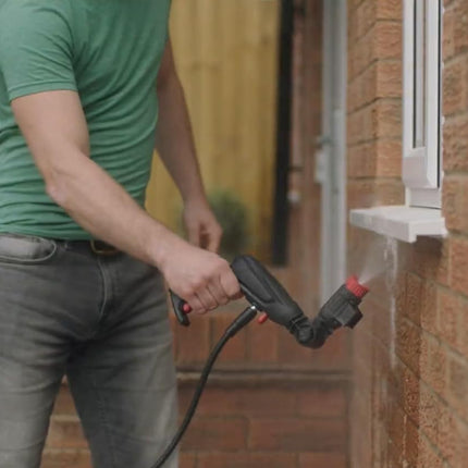 BOSCH Easy Aquatak 100 | 1100-watt Motor | Max Pressure- 100 Bar | High Pressure Washer with Double Filtration | 360° Gun, Self-Priming | Flow Rates up to 270 l/h | 3.1 Kg (Without Detergent Bottle)