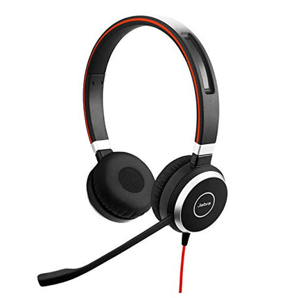 Jabra Evolve 40 MS Stereo Wired Headset with Noise Cancelling Microphone, USB-C Connectivity, Built-in Busylight & Inline Call Control, Microsoft Teams Certified Office Headset - Unboxify