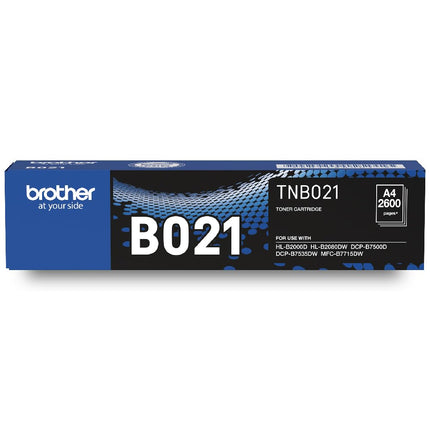 Brother Toner TN-B021 Has 2600 Pages Yield Compatible with HL-B2000D HL-B2080DW HL-B2100DB HL-B2180DWB DCP-B7500D DCP-B7535DW DCP-B7600DB DCP-B7640DWB DCP-B7620DWB MFC-B7717DW MFC-B7810DWB - Unboxify