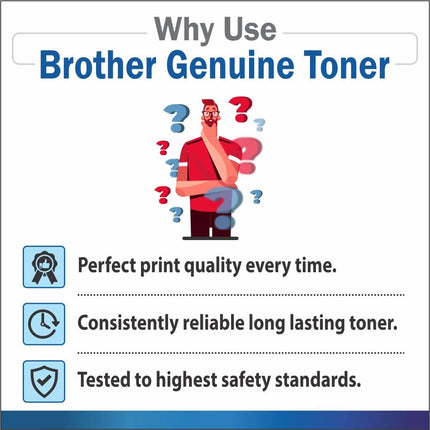 Brother Toner TN-B021 Has 2600 Pages Yield Compatible with HL-B2000D HL-B2080DW HL-B2100DB HL-B2180DWB DCP-B7500D DCP-B7535DW DCP-B7600DB DCP-B7640DWB DCP-B7620DWB MFC-B7717DW MFC-B7810DWB - Unboxify