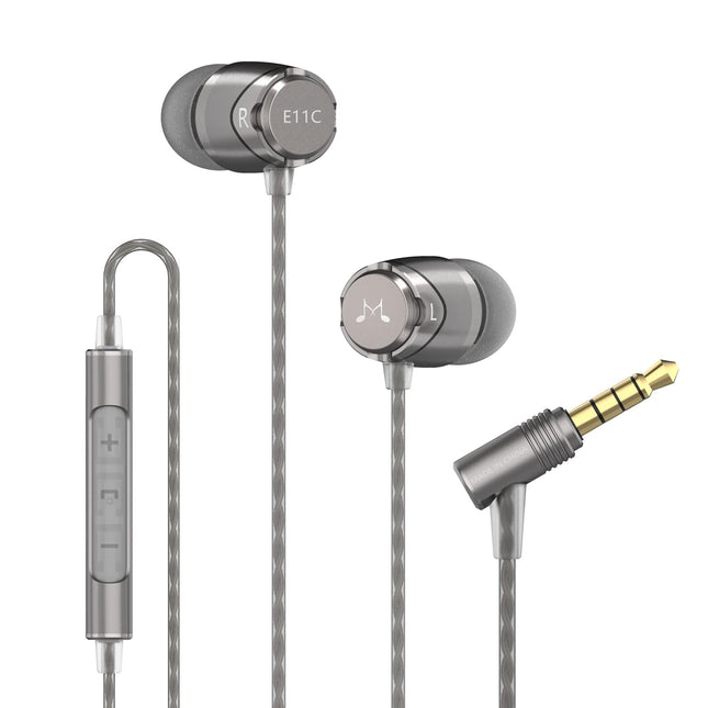 SoundMAGIC E11C Wired in Ear Headset with Mic (Grey)