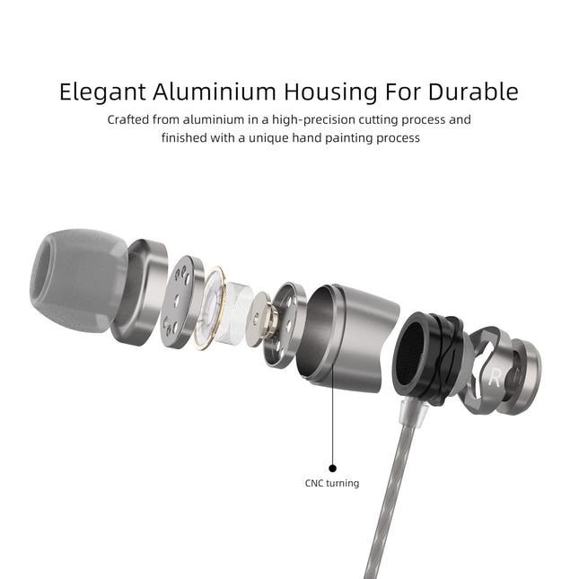 SoundMAGIC E11C Wired in Ear Headset with Mic (Grey)