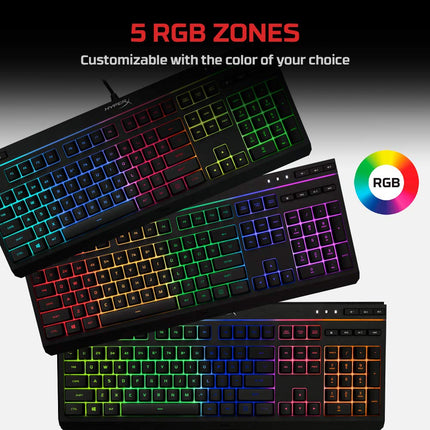 HyperX Alloy Core RGB USB Membrane Gaming Keyboard - Black