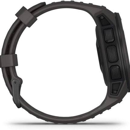 Garmin Instinct, Rugged Outdoor Watch with GPS, Features Glonass and Galileo, Heart Rate Monitoring and 3-Axis Compass, Graphite