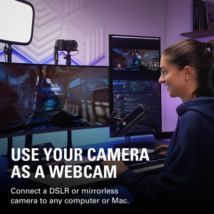Corsair Elgato Cam Link 4K USB 3.0 Broadcast Live, Record via DSLR, Camcorder, or Action Cam, 1080p60 or 4K at 30 FPS, Compact HDMI Capture Device