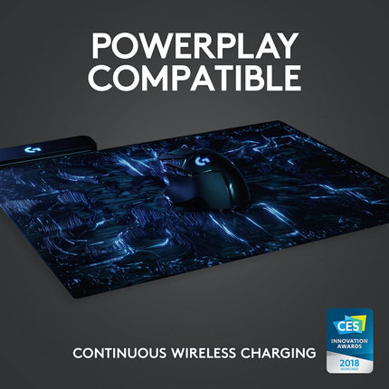 Logitech G502 Lightspeed Wireless Gaming Mouse, 25K Sensor, PowerPlay Compatible, RGB, Adjustable Weights, 11 Programmable Buttons, Long Battery Life, On-Board Memory, PC/Mac - Black - Unboxify