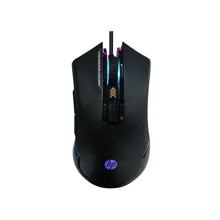 HP G360 RGB Backlighting USB Wired Gaming Mouse with 6 Programmable Buttons, Customizable 6200 DPI, Ergonomic Design, Non-Slip 3D Roller/ 3 Years Warranty (4QM92AA) - Unboxify