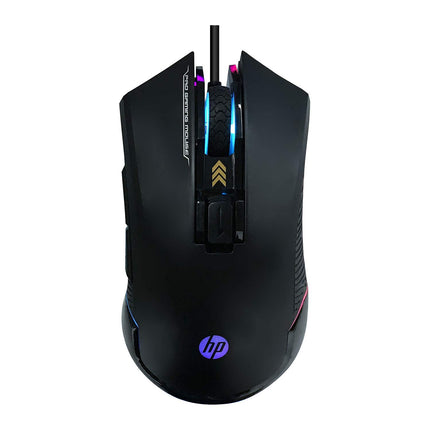 HP G360 RGB Backlighting USB Wired Gaming Mouse with 6 Programmable Buttons, Customizable 6200 DPI, Ergonomic Design, Non-Slip 3D Roller/ 3 Years Warranty (4QM92AA) - Unboxify