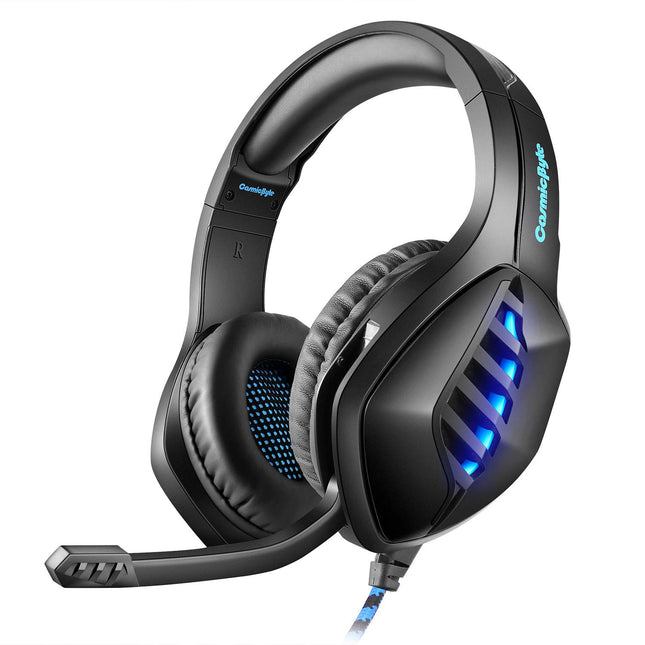 Cosmic Byte GS430 Gaming wired over ear Headphone, 7 Color RGB LED and Microphone - Unboxify