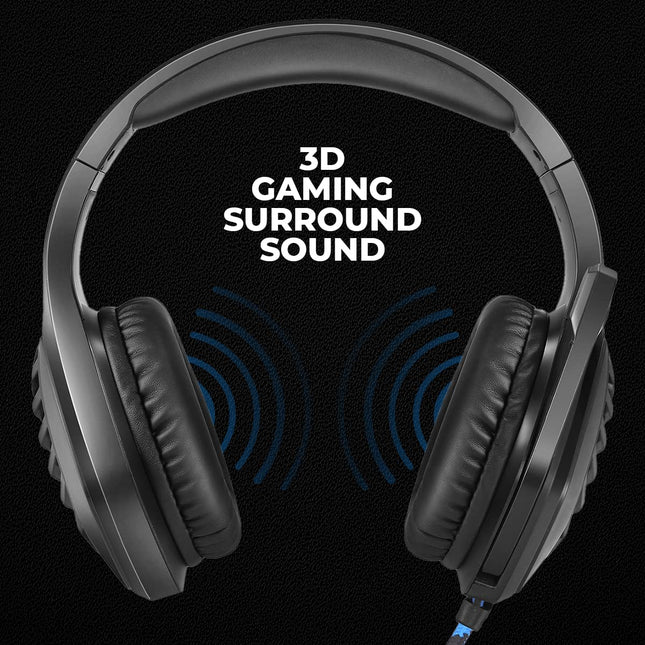 Cosmic Byte GS430 Gaming wired over ear Headphone, 7 Color RGB LED and Microphone - Unboxify