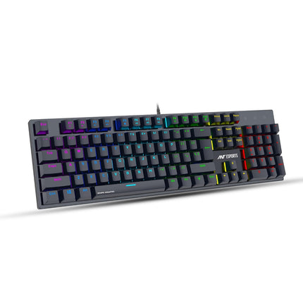 Ant Esports MK3400 V3 Pro Mechanical Pro World of Warship Edition Wired RGB Gaming Keyboard (Black)