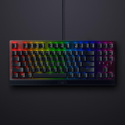 Razer BlackWidow V3 Tenkeyless - Mechanical Wired Gaming Keyboard Black - US Layout – RZ03-03490100-R3M1