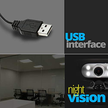 Zebronics Zeb-Ultimate Pro (Full HD) 1080p/30fps Webcam with 5P Lens, Built-in Mic, Auto White Balance, Night Vision, Manual Switch for LED (Black) - Unboxify
