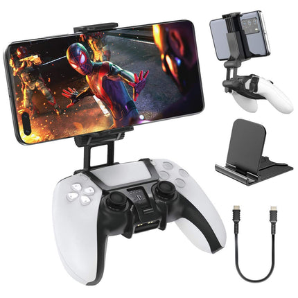OIVO For PS5 Controller Phone Mount Clip, Mobile Gaming Clip Cell Phone Stand Holder Replacement for Playstation 5 PS5 Controller Remote Play