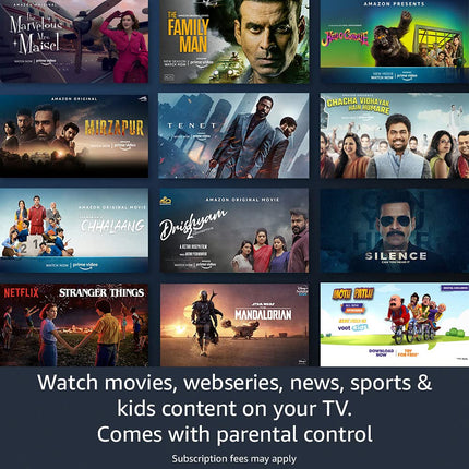 Fire TV Stick Lite with Alexa Voice Remote Lite | Stream HD Quality Video | No power and volume buttons