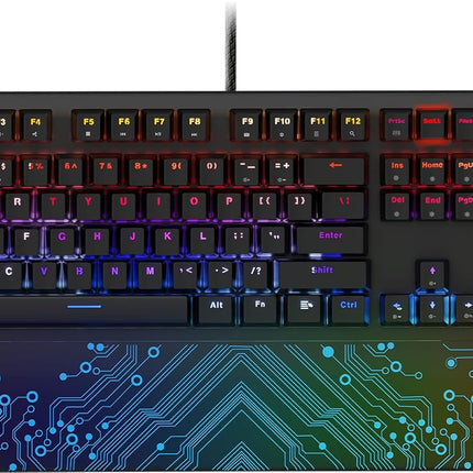 ZEBRONICS Zeb-MAX Chroma Premium Mechanical Gaming Keyboard with 104 T ...